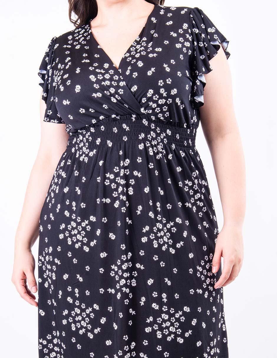 Vestido arriba rodilla casual para mujer