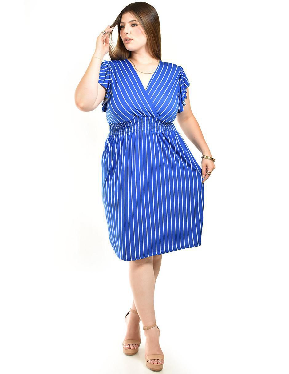 Vestido a la rodilla casual para mujer