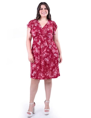 Vestido arriba rodilla casual para mujer
