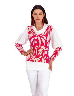 Blusa Beatriz Meade manga larga para mujer