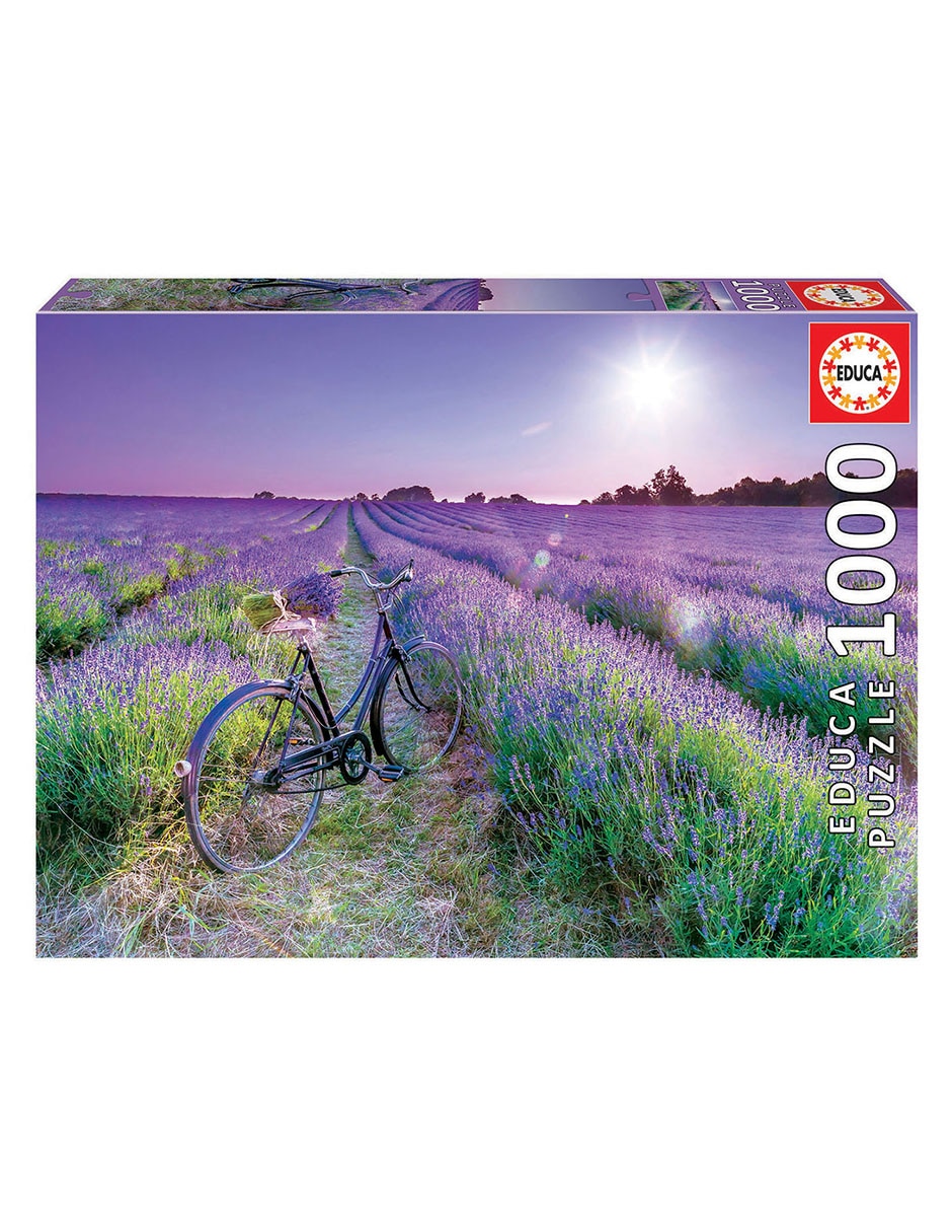 Rompecabezas campo de lavanda Educa Puzzle 500 piezas 4