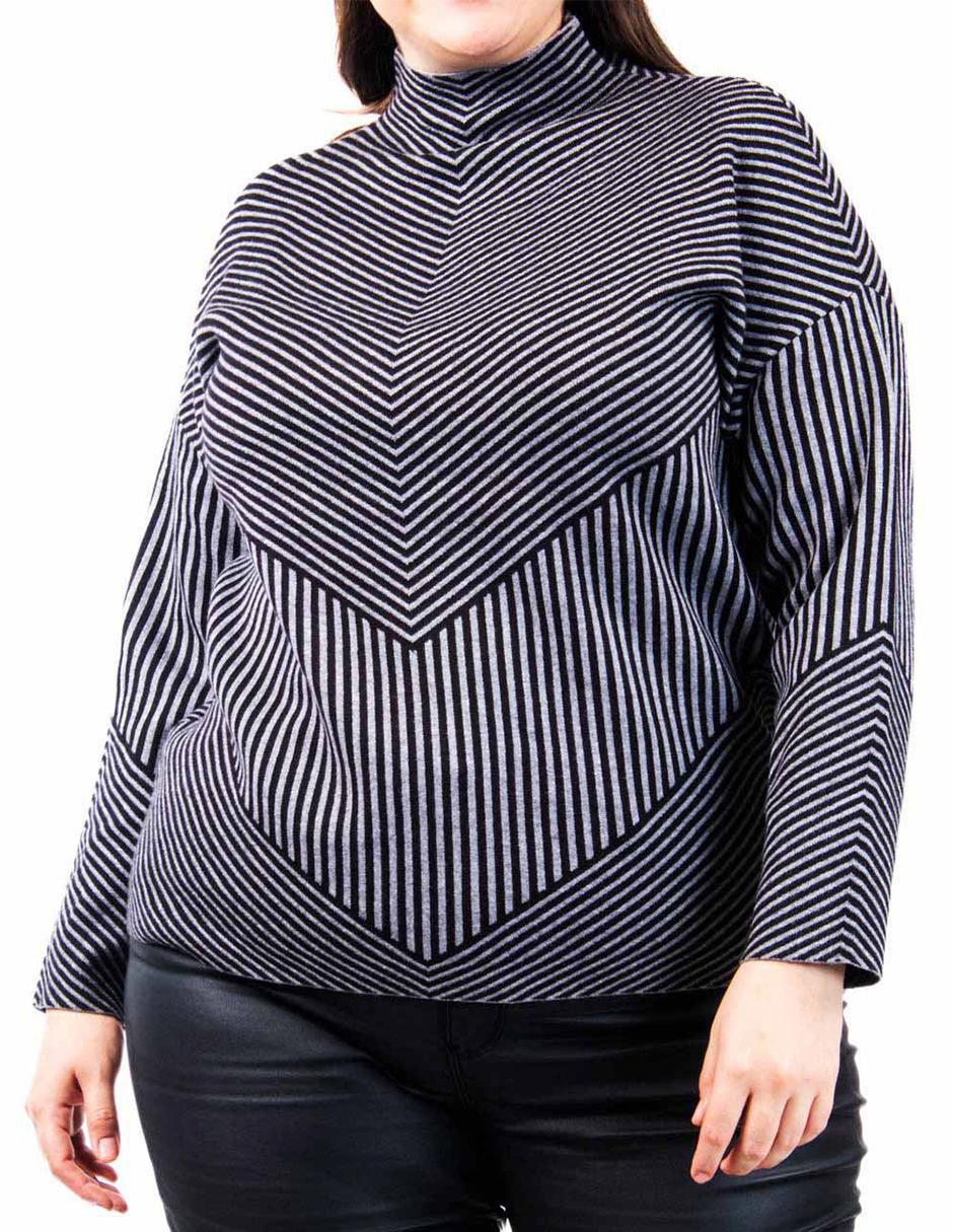 Suéter Roman Fashion cuello alto para mujer