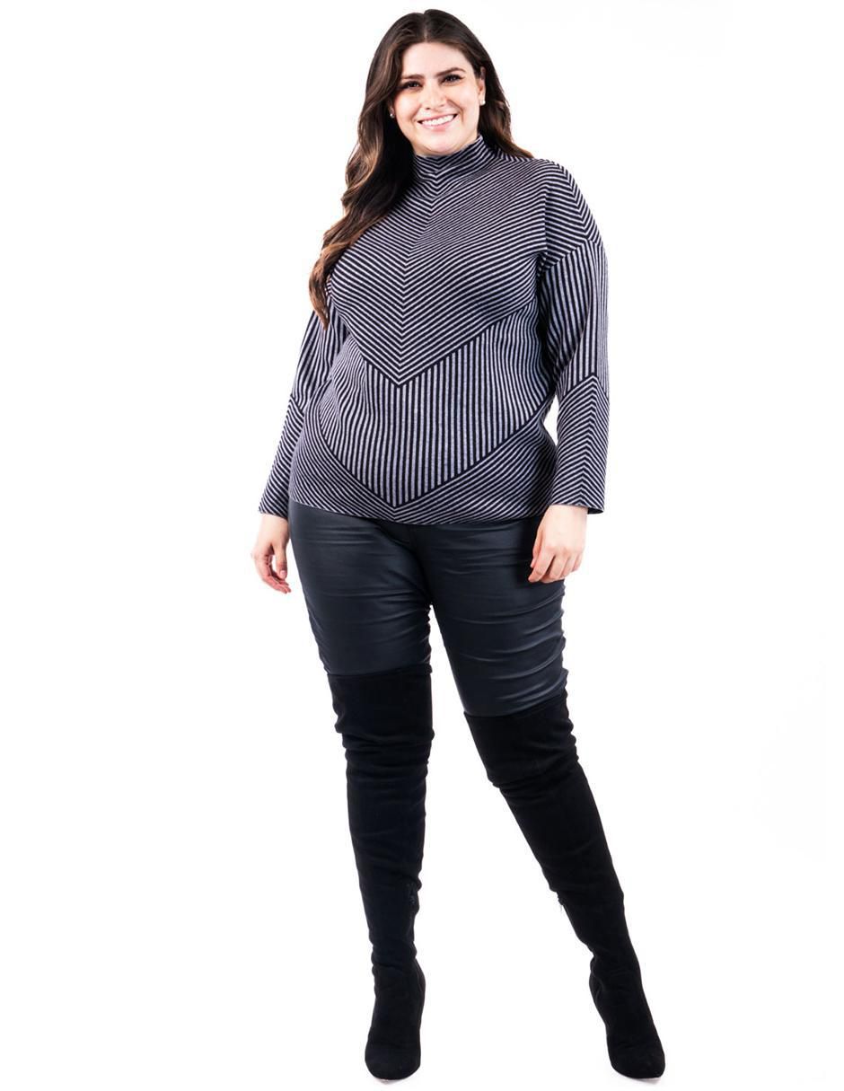 Suéter Roman Fashion cuello alto para mujer
