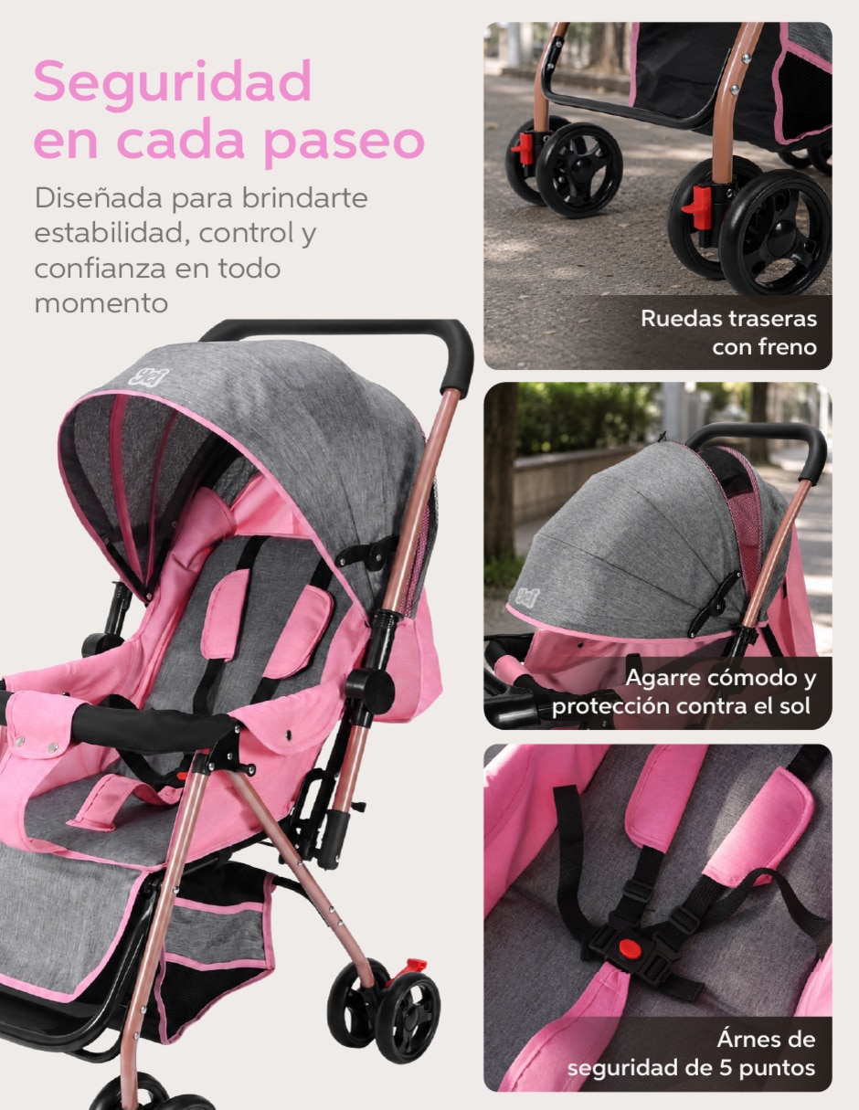 Carriola estándar yei plegable