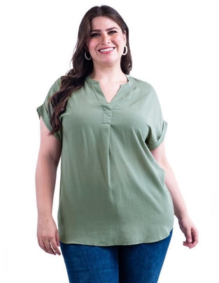 Blusa manga corta para mujer 1
