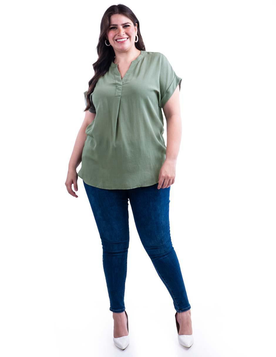 Blusa manga corta para mujer 10