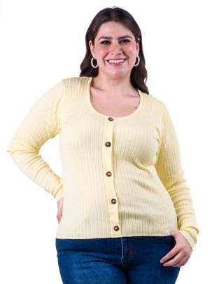 Suéter Roman Fashion cuello redondo para mujer