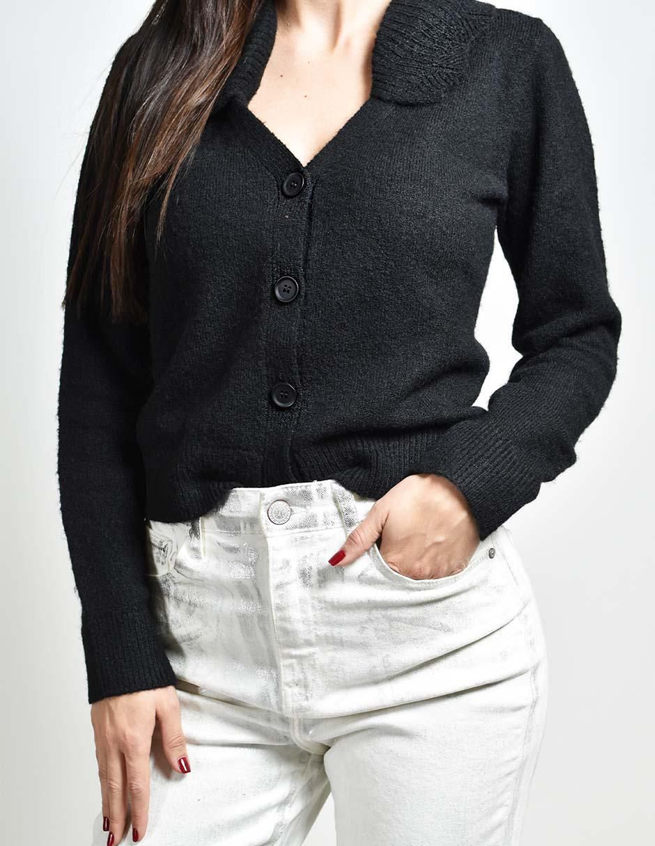 Suéter cuello V para mujer 3