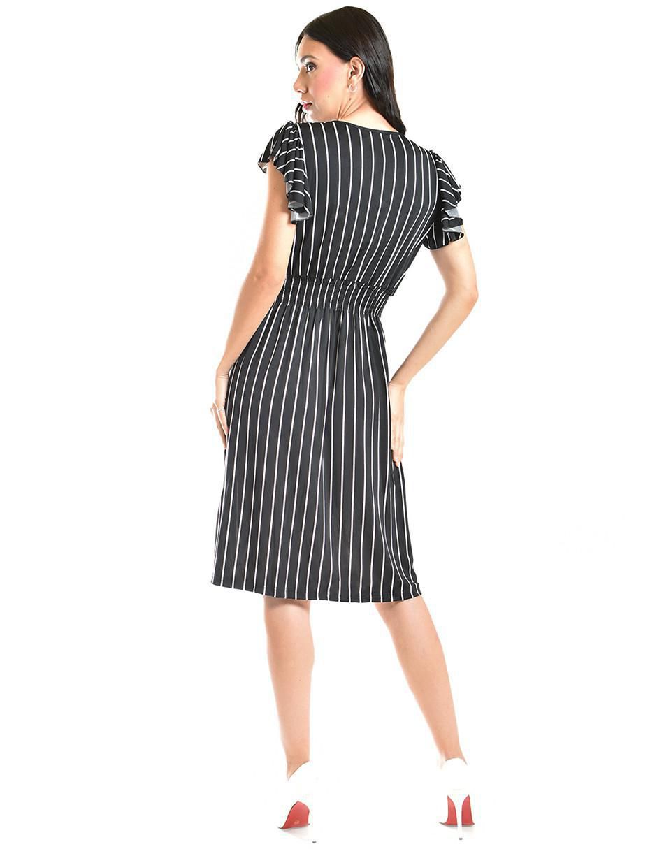 Vestido a la rodilla casual para mujer