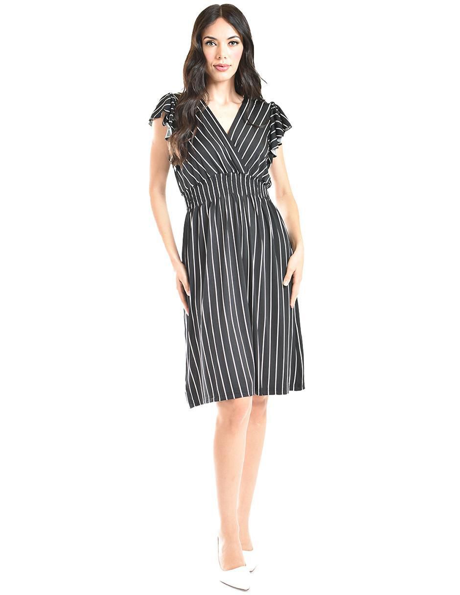 Vestido a la rodilla casual para mujer