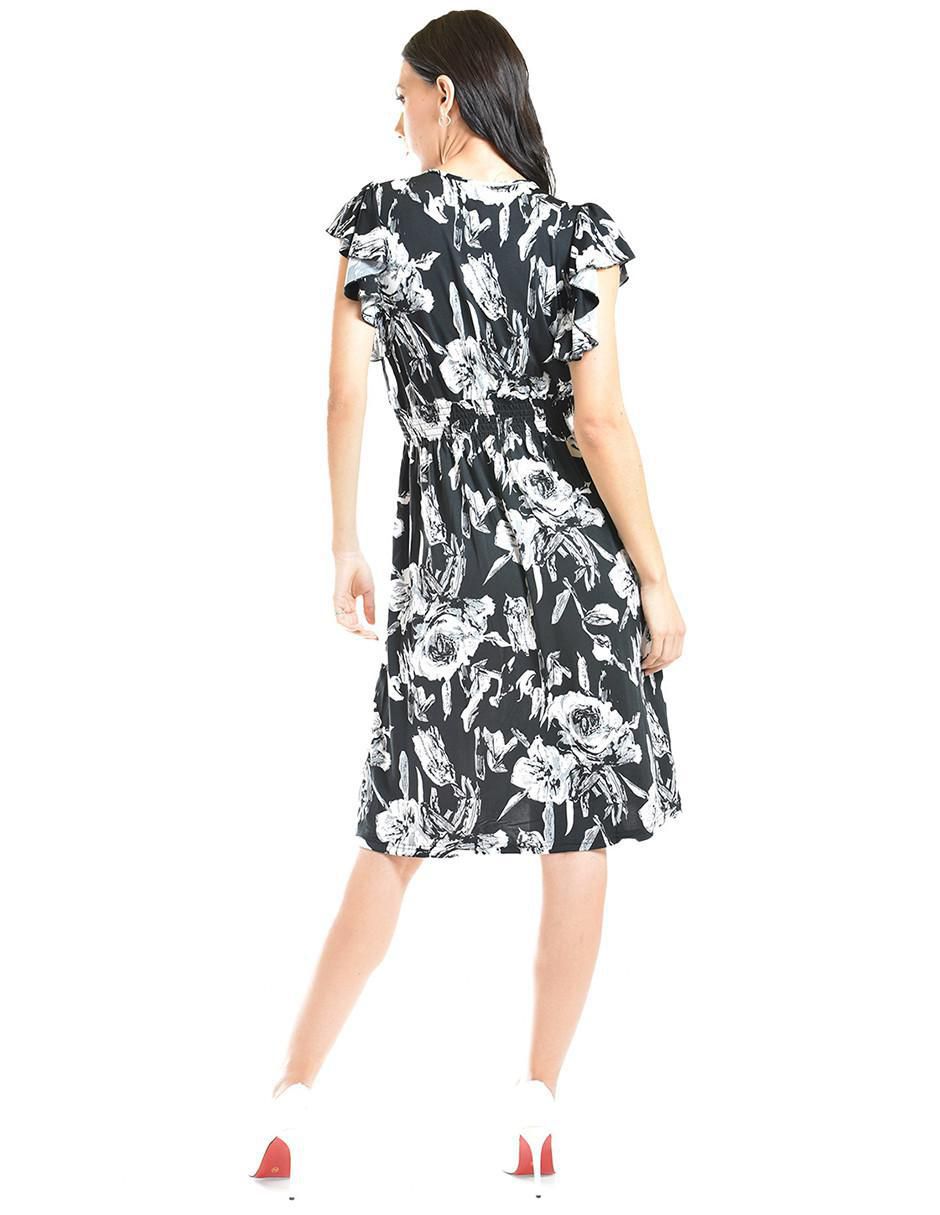 Vestido a la rodilla casual para mujer 4