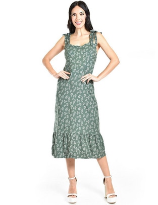 Vestido midi casual para mujer Vestido midi casual para mujer