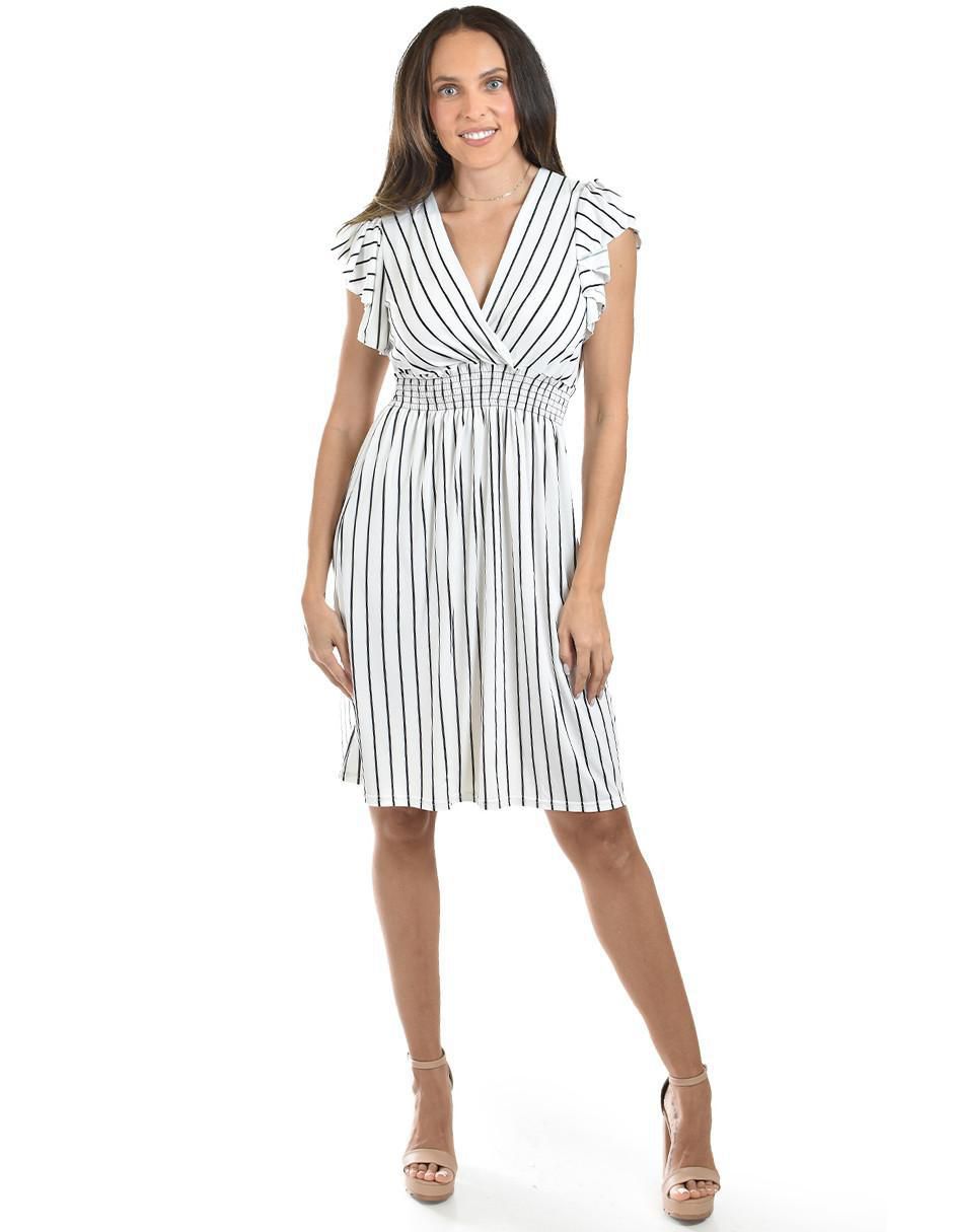 Vestido a la rodilla casual para mujer