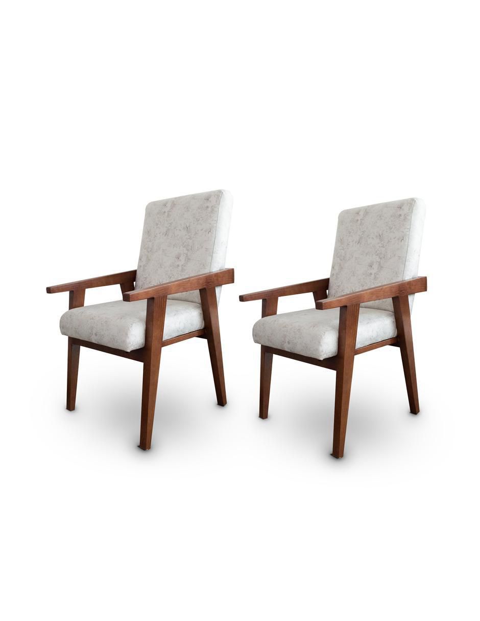 Juego de sillas 2 piezas Roma de madera pino Juego de sillas 2 piezas Roma de madera pino