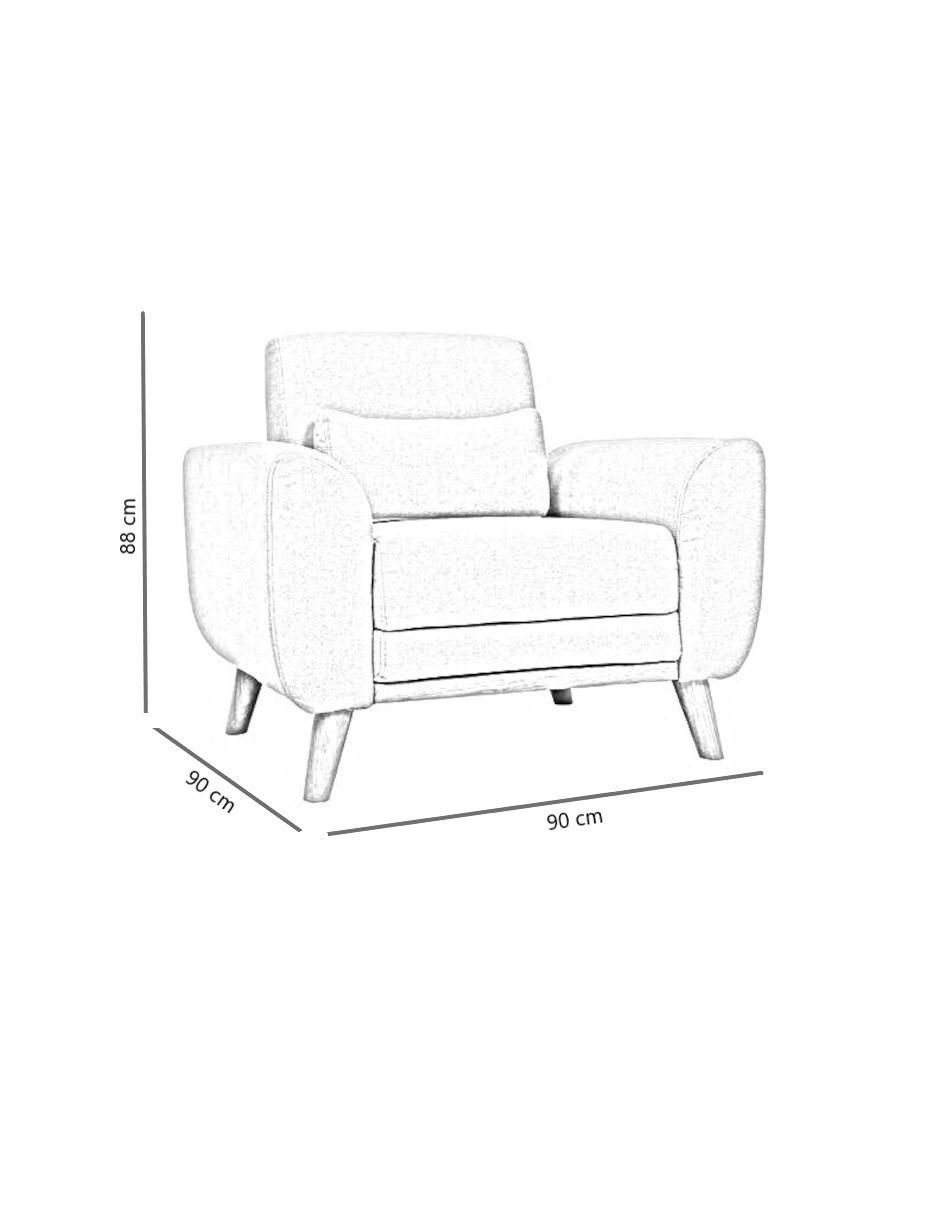 Sillón Chicago de lino 4
