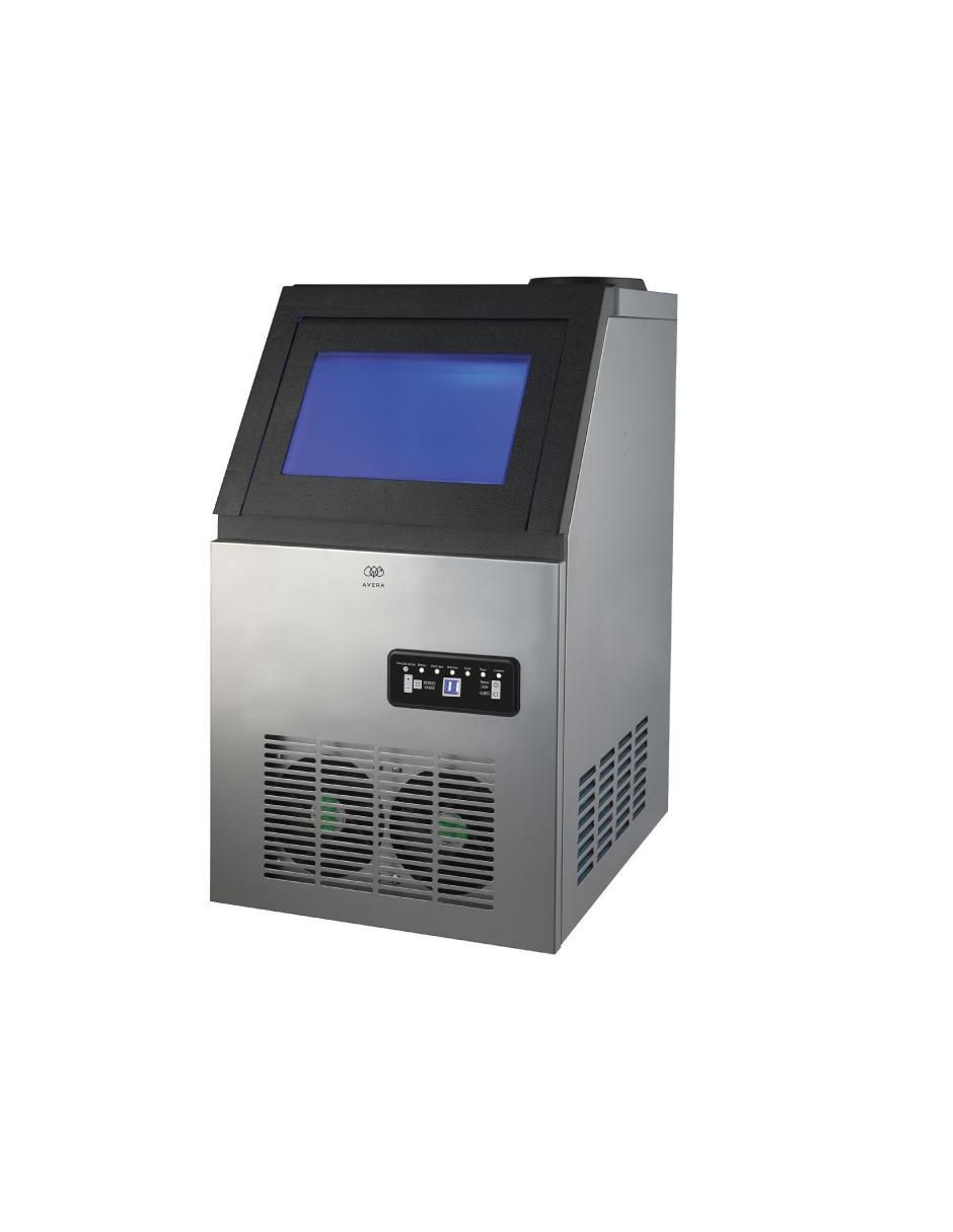 MÁQ P/HIELO MH45K , PLATEADO 1