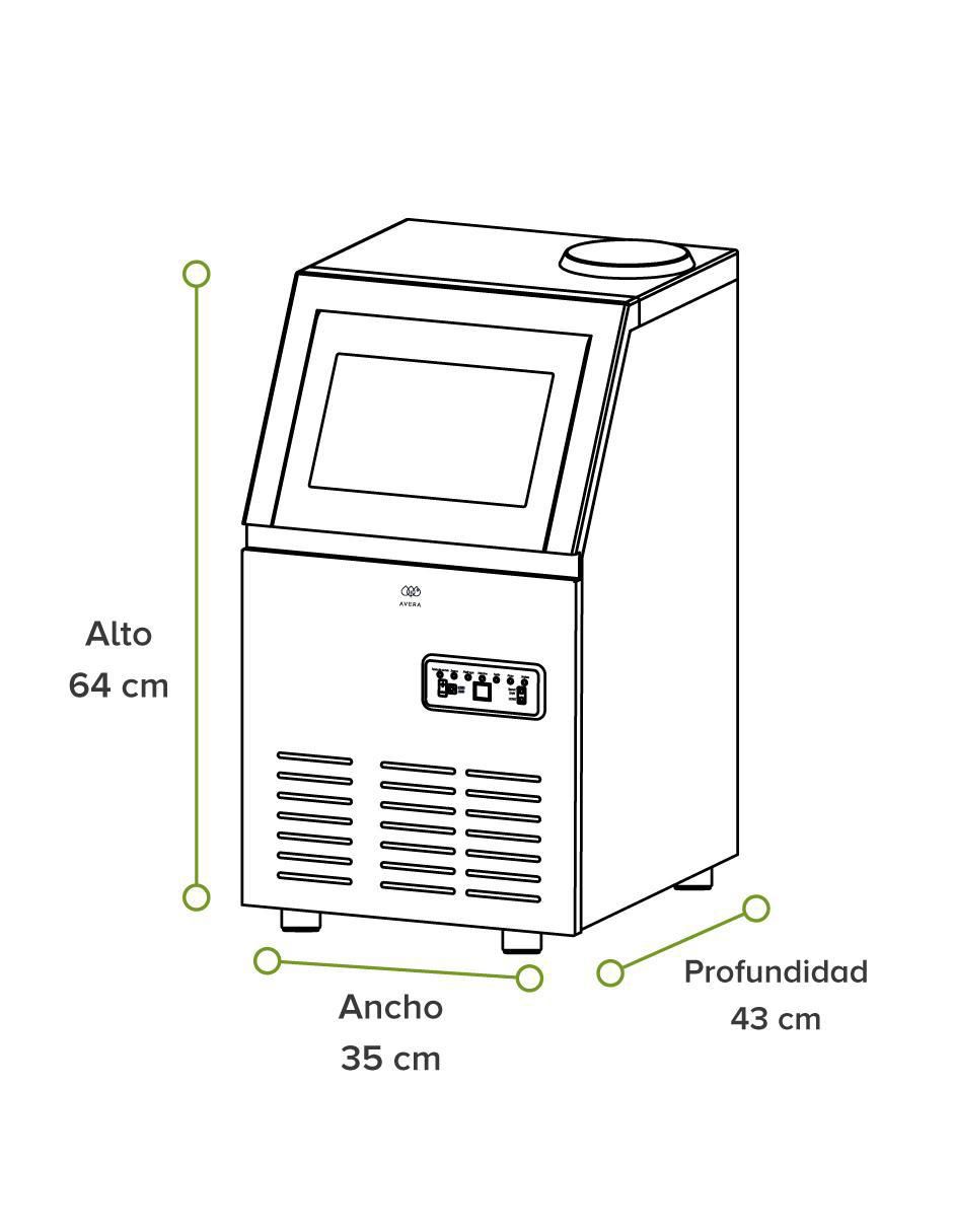 MÁQ P/HIELO MH45K , PLATEADO 5