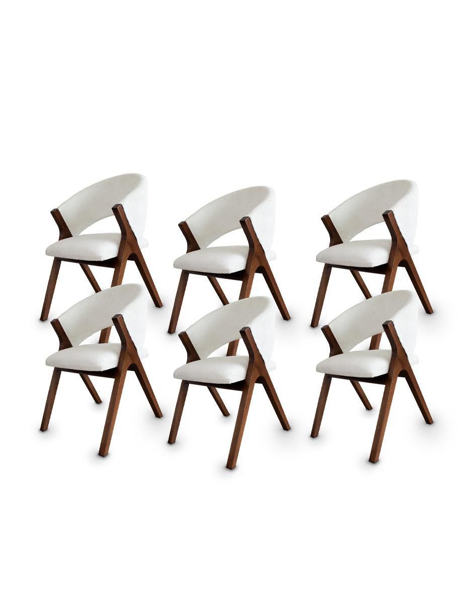Juego de sillas 6 piezas Italia de madera pino Juego de sillas 6 piezas Italia de madera pino
