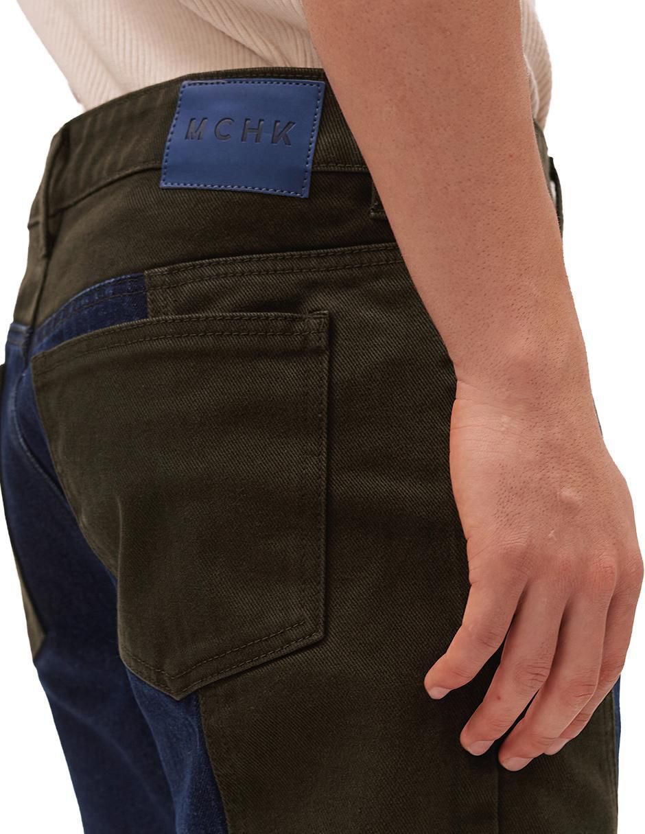 Jeans slim Mchk 8070 lavado obscuro para hombre