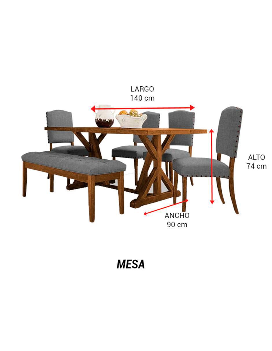Comedor Ansoal para 6 personas