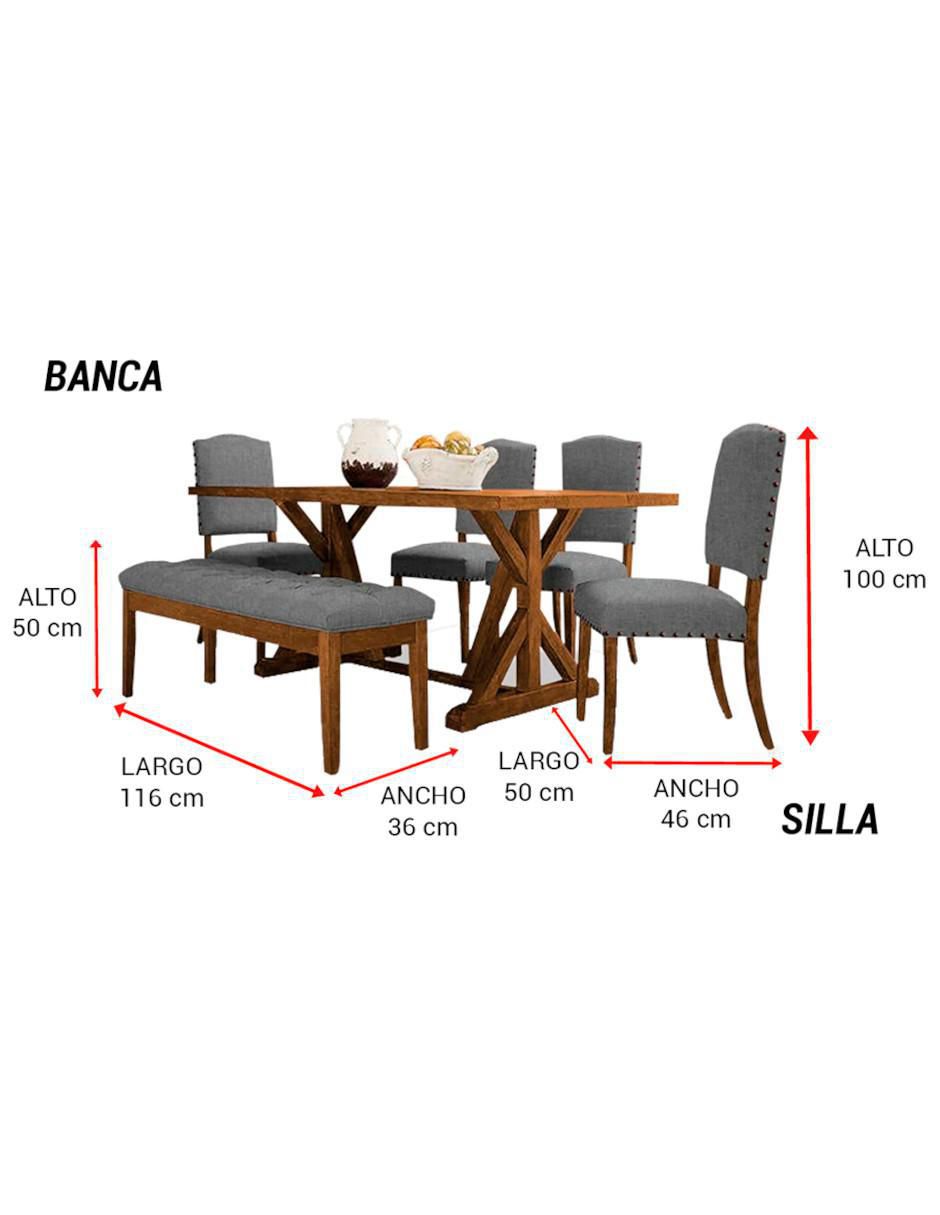Comedor Ansoal para 6 personas