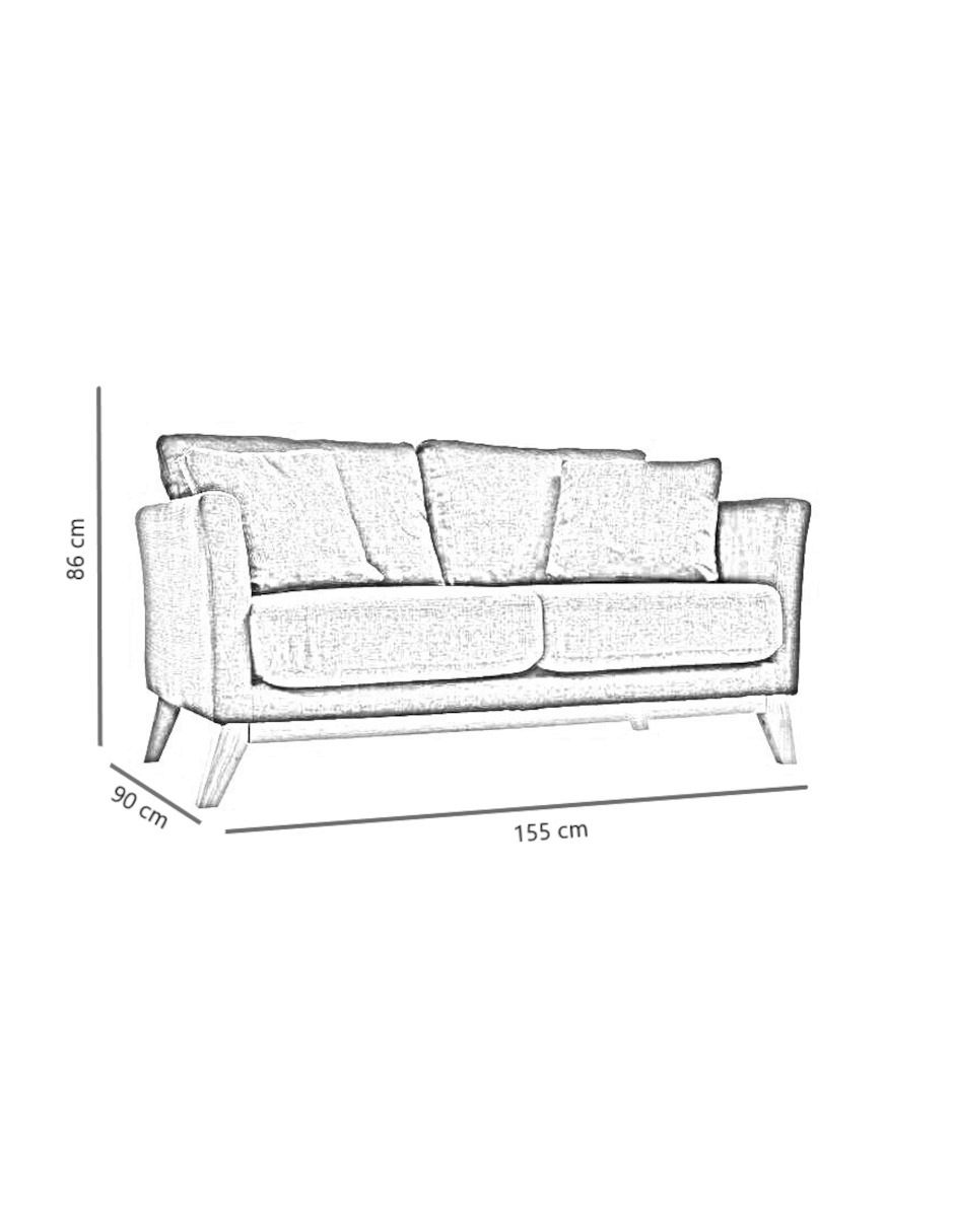 Love seat Winston de lino 4