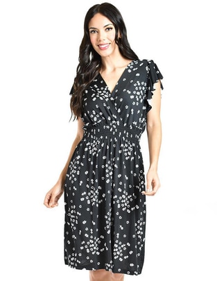 Vestido a la rodilla casual para mujer
