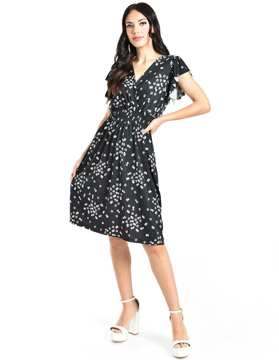Vestido a la rodilla casual para mujer