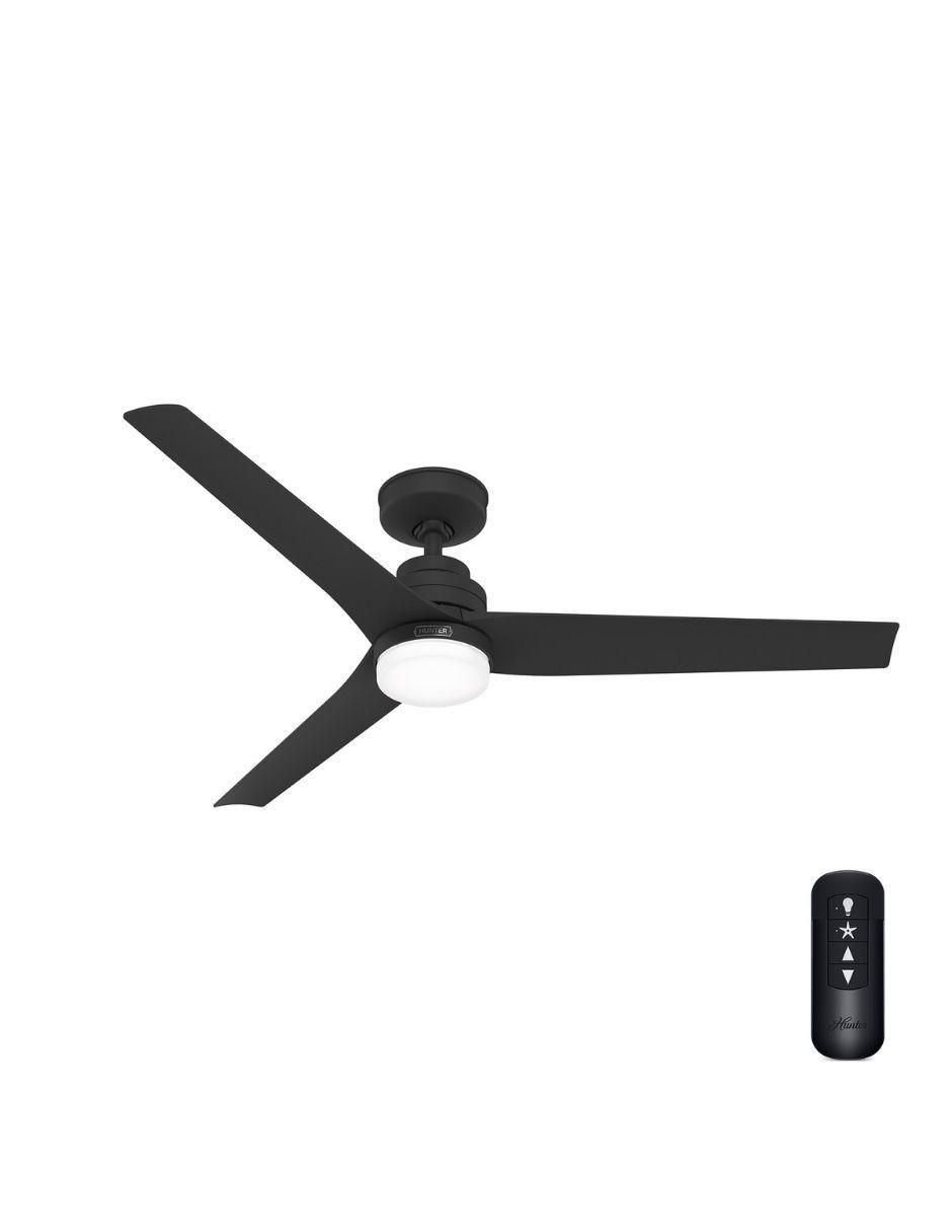 VENTILADOR DE TECHO BROOKHAVEN , NEGRO