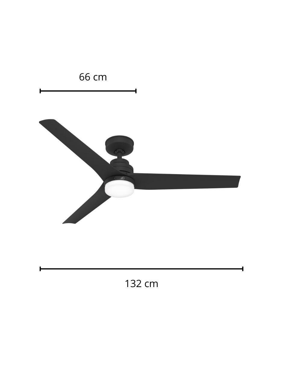 Ventilador de techo con control remoto 3 velocidades 5
