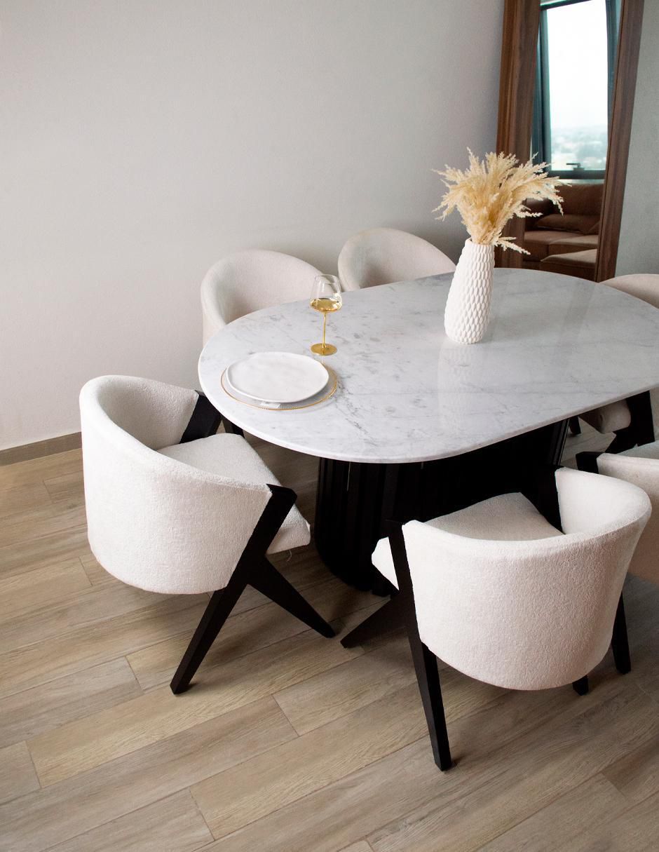 Comedor para 2 personas de mármol 8