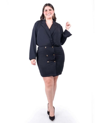 Vestido corto formal para mujer