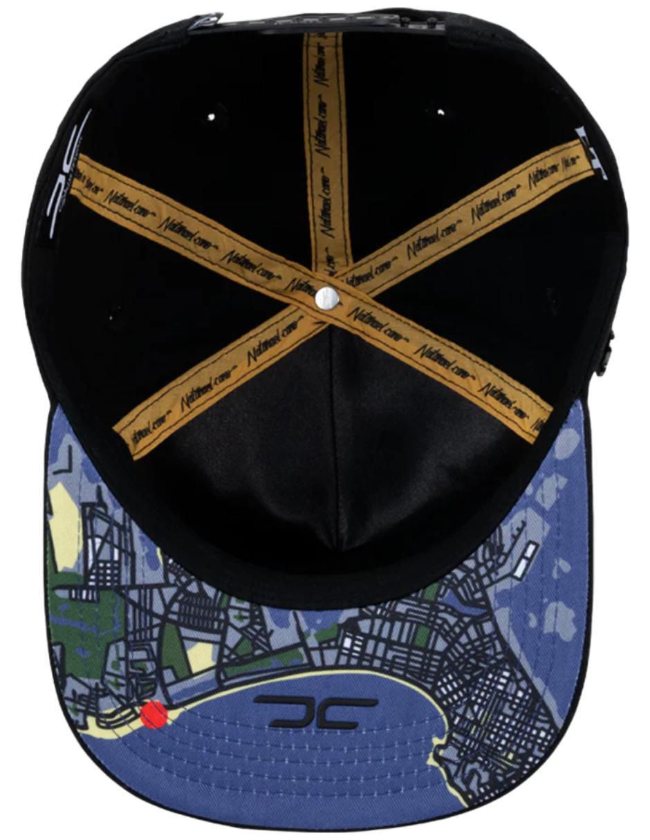 Gorra visera plana broche casual para hombre 4