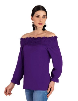 Blusa Beatriz Meade manga larga para mujer