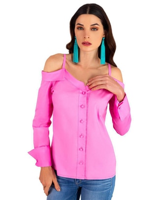 Blusa Beatriz Meade manga larga para mujer