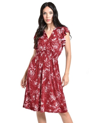 Vestido a la rodilla casual para mujer Vestido a la rodilla casual para mujer