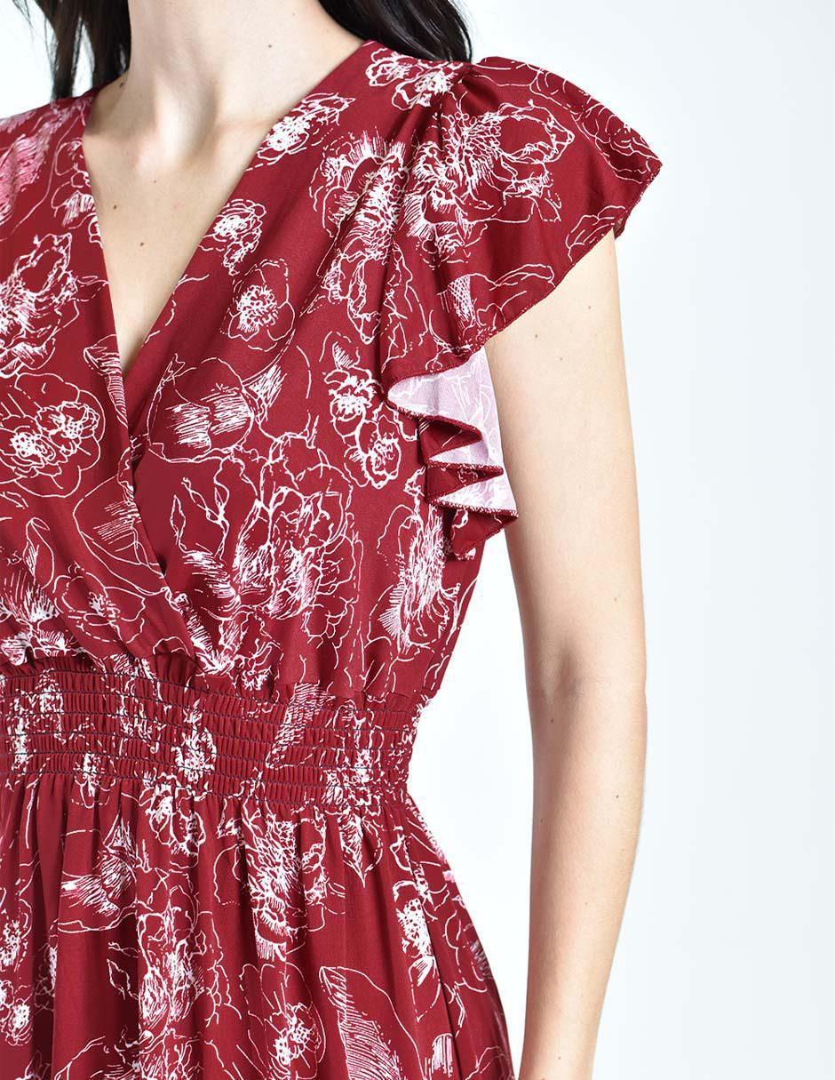 Vestido a la rodilla casual para mujer