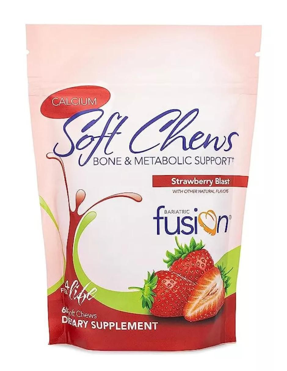 Strawberry Blast Bariátrico con calcio sabor fresa de 60 piezas