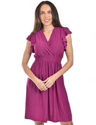 Vestido a la rodilla casual para mujer