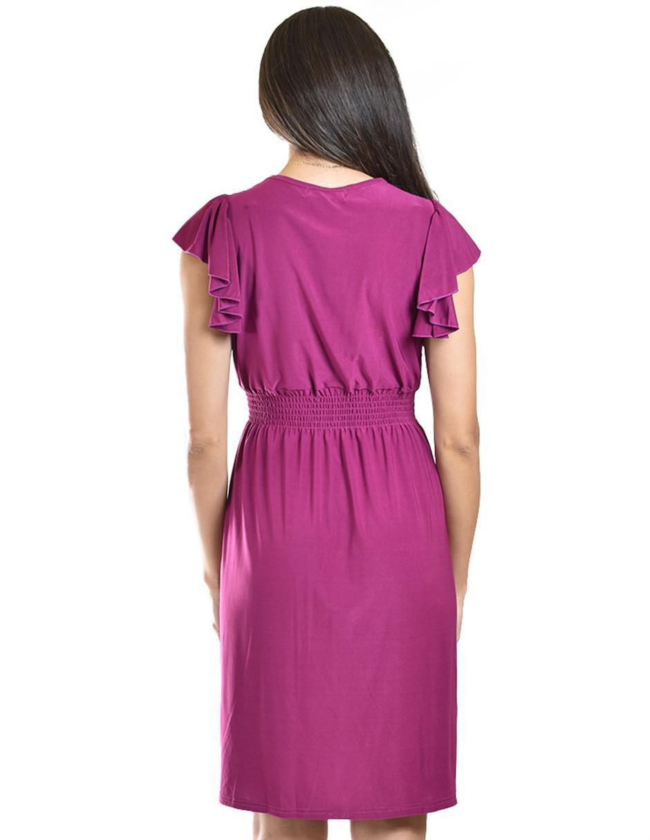 Vestido a la rodilla casual para mujer