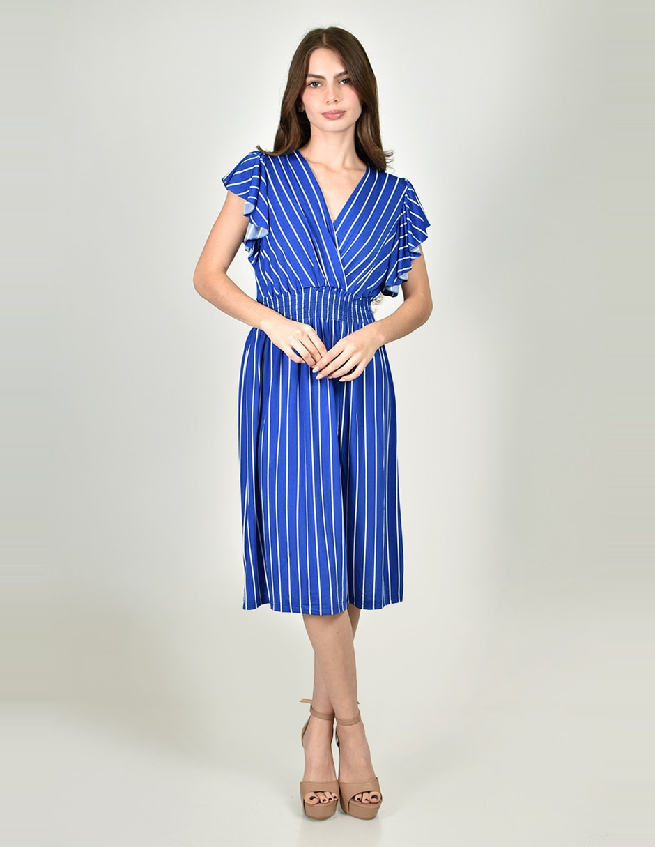 Vestido a la rodilla casual Roman Fashion para mujer