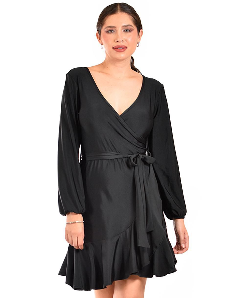 Vestido corto de fiesta escote V Vestido corto de fiesta escote V