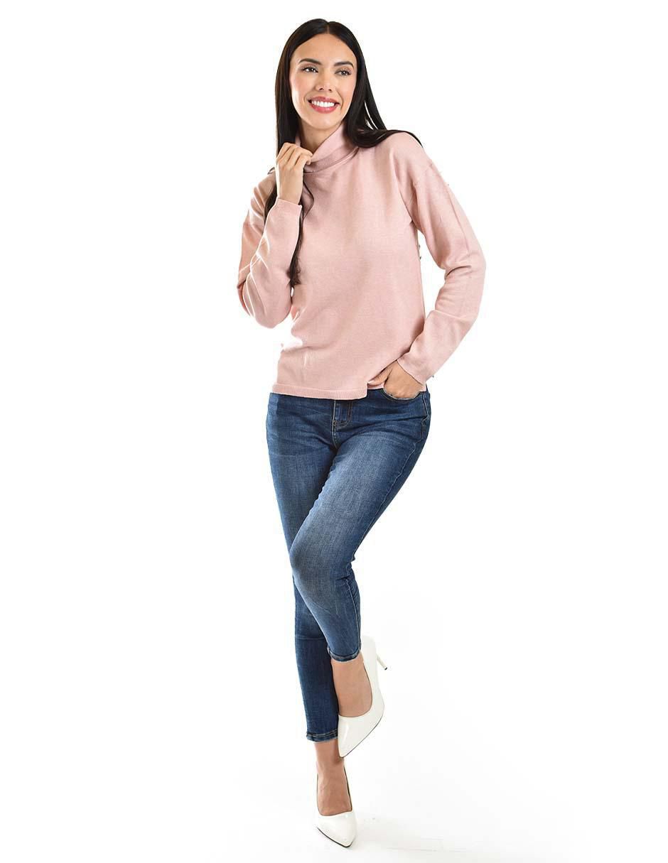 Suéter cuello tortuga para mujer 2