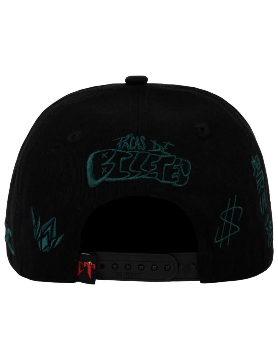 Gorra visera plana broche casual para hombre 6