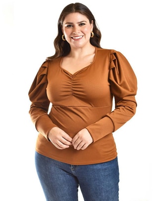 Blusa manga larga para mujer 1