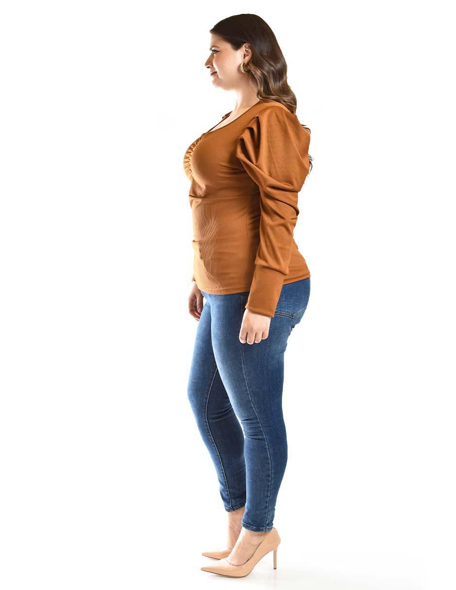 Blusa manga larga para mujer 7