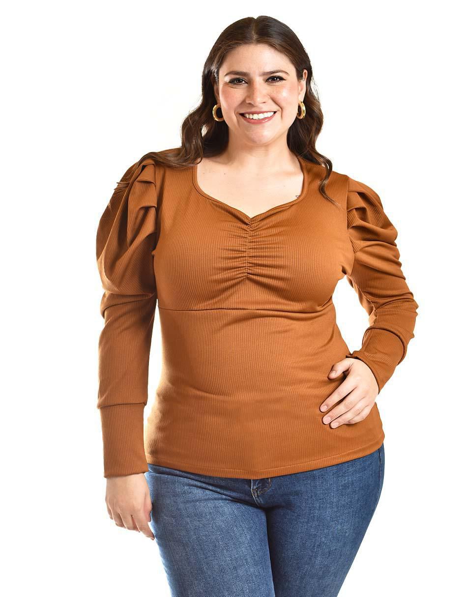 Blusa manga larga para mujer 9