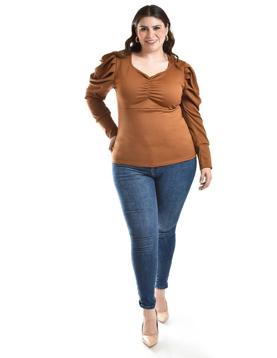 Blusa manga larga para mujer 10