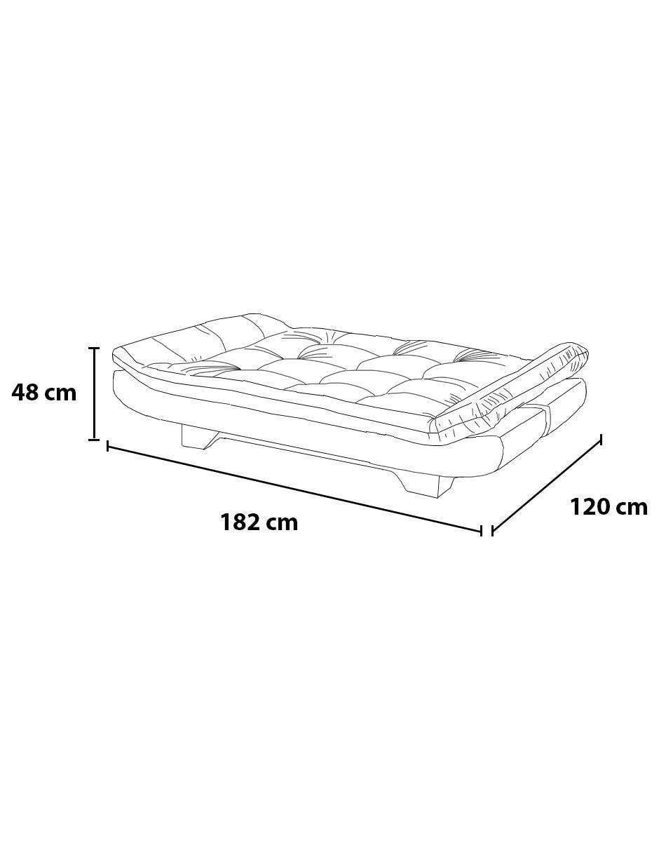 Sofá cama Bularo de velvet 5