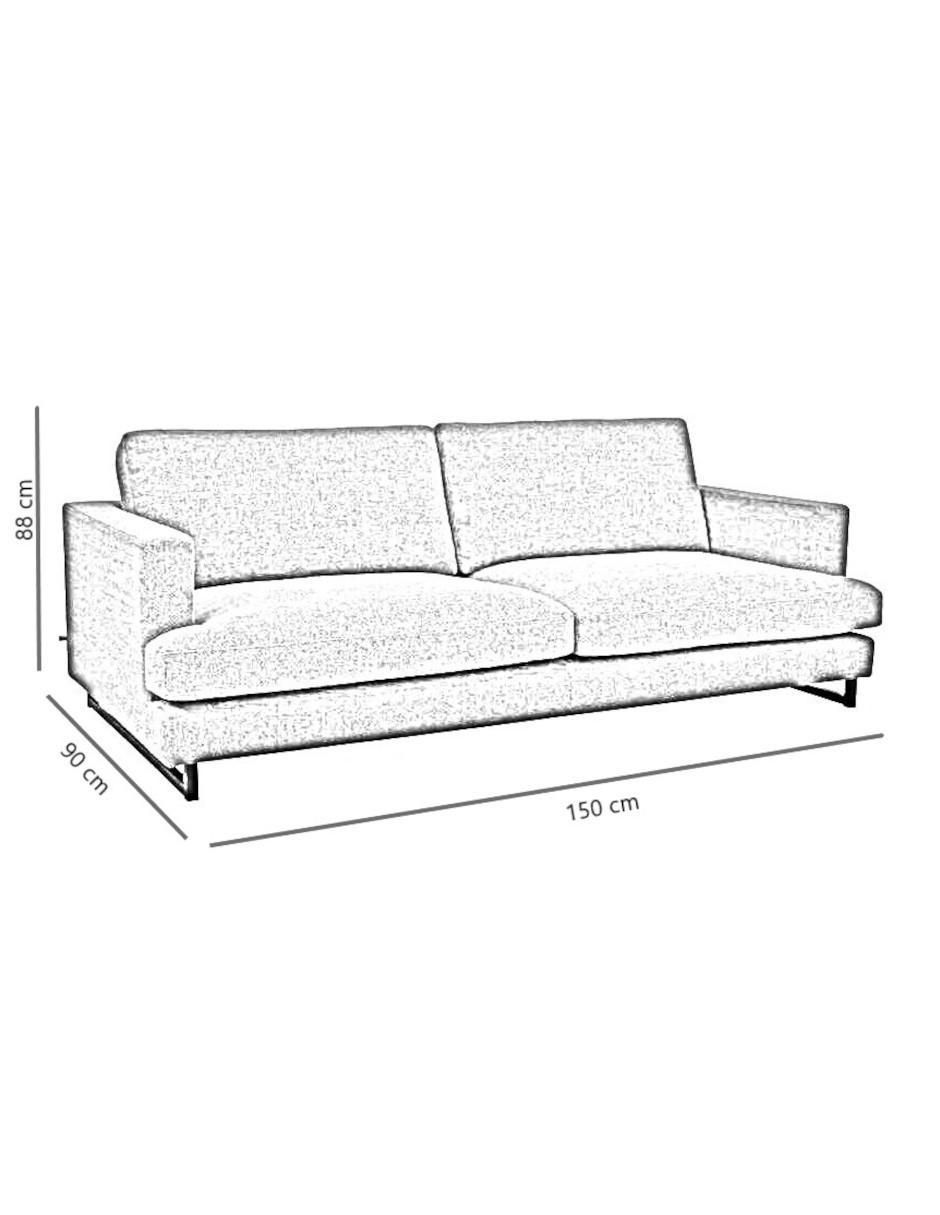 Love seat Rosen de lino 7